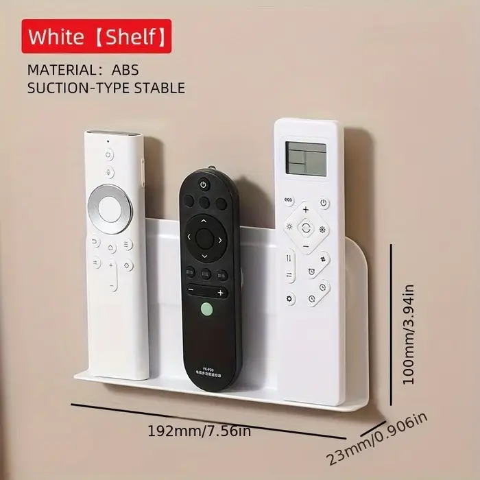 1 pièce de stockage de ruban magnétique télécommandé, mural sans perçage, panneau de prise de patch 