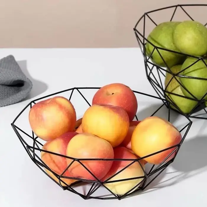 Corbeille à fruits en métal