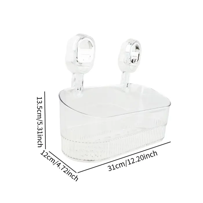 Étagère de douche à ventouse, sans perceuse, support mural pour bouteilles de shampoing, support de