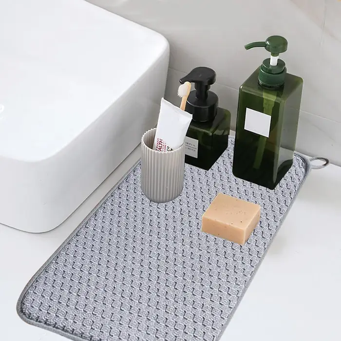 Tapis de séchage de la vaisselle de cuisine