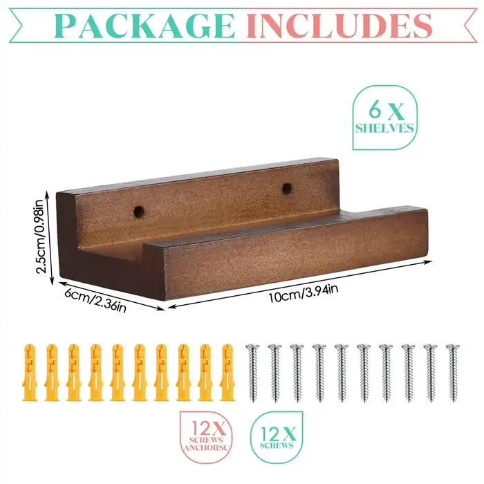 Étagère murale en bois pour disques vinyles