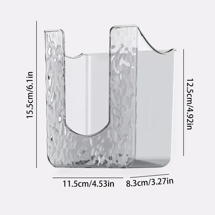 Boîte à mouchoirs murale sans perforation pour salle de bain, distributeur de mouchoirs humides, org