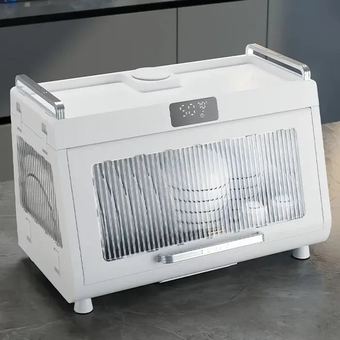 Armoire de cuisine pour bol de désinfection UV, avec couvercle, support de rangement pour bols et pl