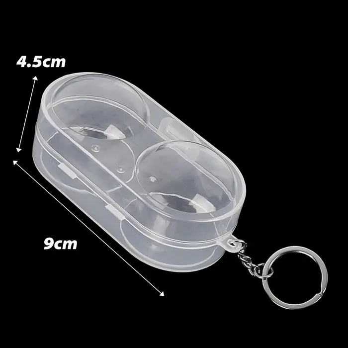 Boîte de rangement pour balles de tennis de table, pour 2 balles de ping-pong, étui transparent port