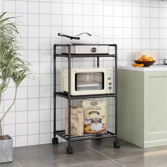 Chariot de rangement de cuisine pour étagères - unité