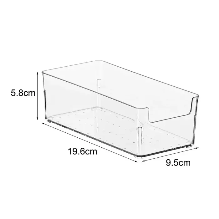 Boîte de rangement transparente pour la maison