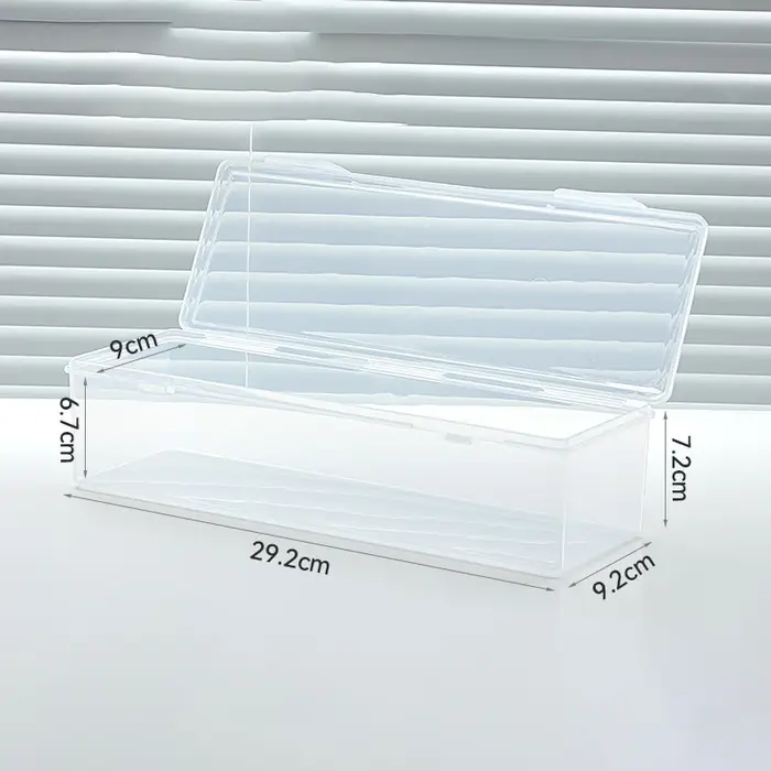 Boîte de rangement de cartes avec couvercle, organisateur transparent anti-poussière, cartes de jeu 