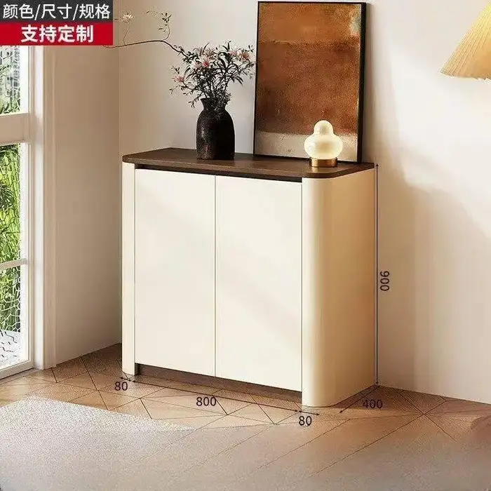 Étagère de rangement de luxe sur pied pour salon, entrée et cuisine, style nordique