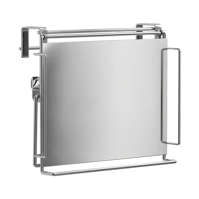 Étagère pliable en acier inoxydable pour comptoir, gain de place, étagère de porte de placard, range