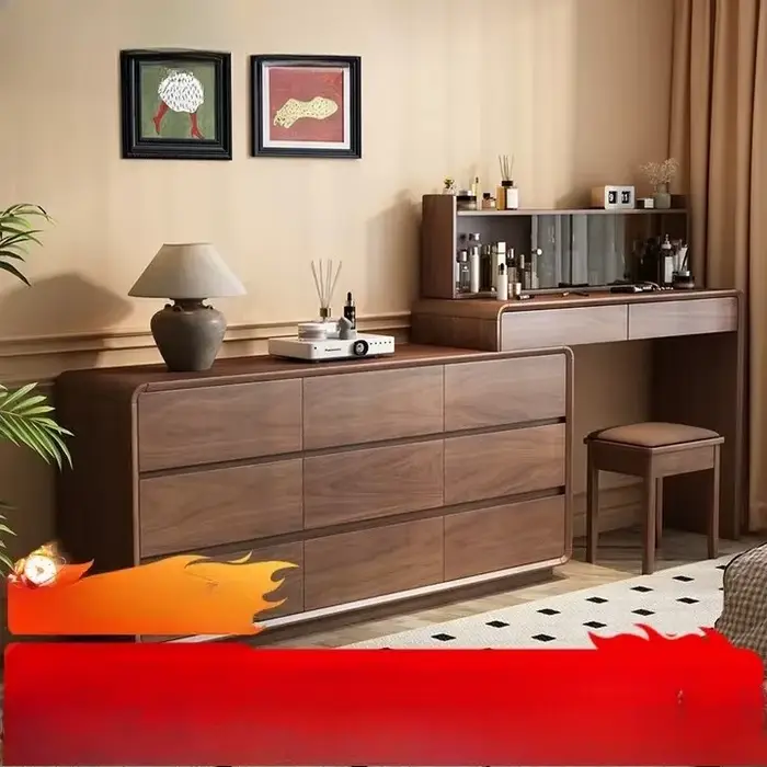 Table de toilette rétractable intégrée