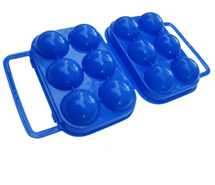 Boîte de rangement d'œufs Portable en plastique 6/12