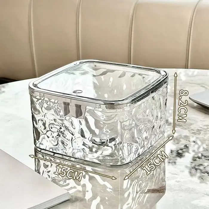 Conteneur de dosettes de linge, boîte de rangement transparente pour laver les Capsules, sèche-feuil