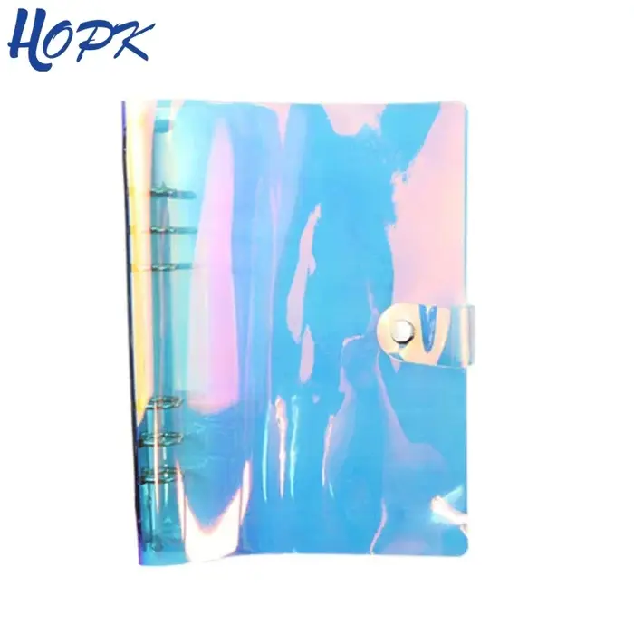 Cahier arc-en-ciel transparent laser