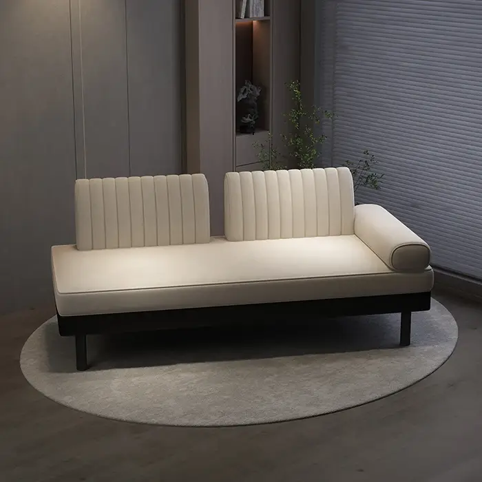 Banc de chambre inclinable design avec rangement, banc de coiffeuse nordique, banc de chambre d'enfa