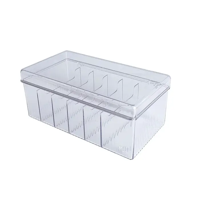Boîte de rangement de cils avec couvercle, outil d'organisation de cosmétiques de bureau, support de