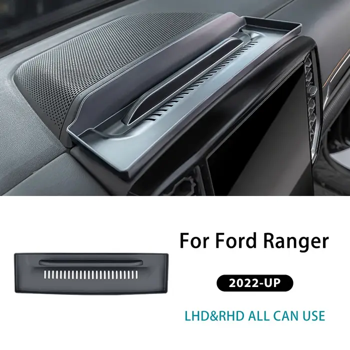 Boîte de rangement centrale pour tableau de bord Ford Ranger 2022 2023 2024 2025, accessoires de déc