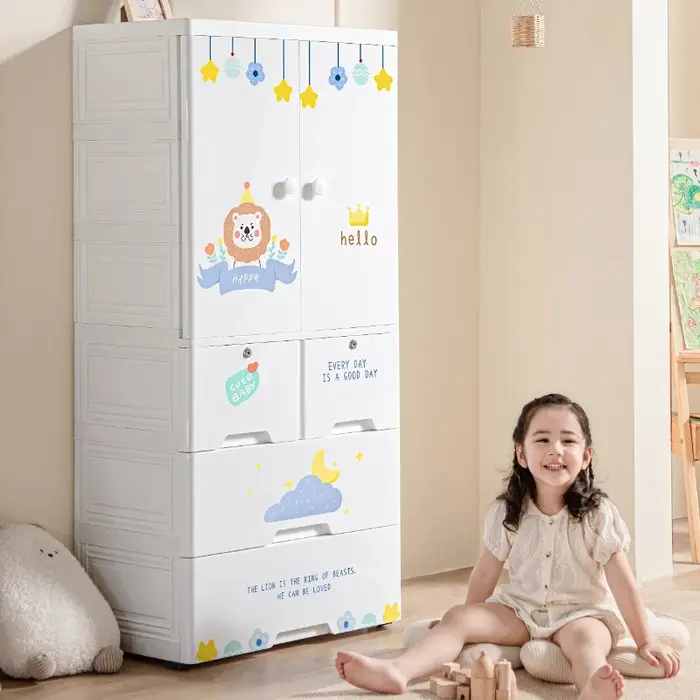 Pantalon détachable armoire moderne tiroir pliable chambre