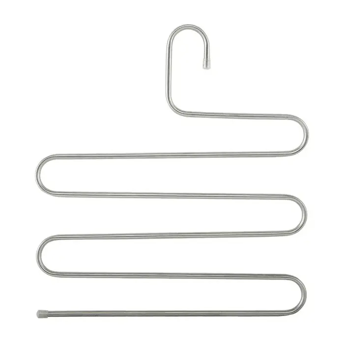 Support de rangement pour pantalons en acier inoxydable