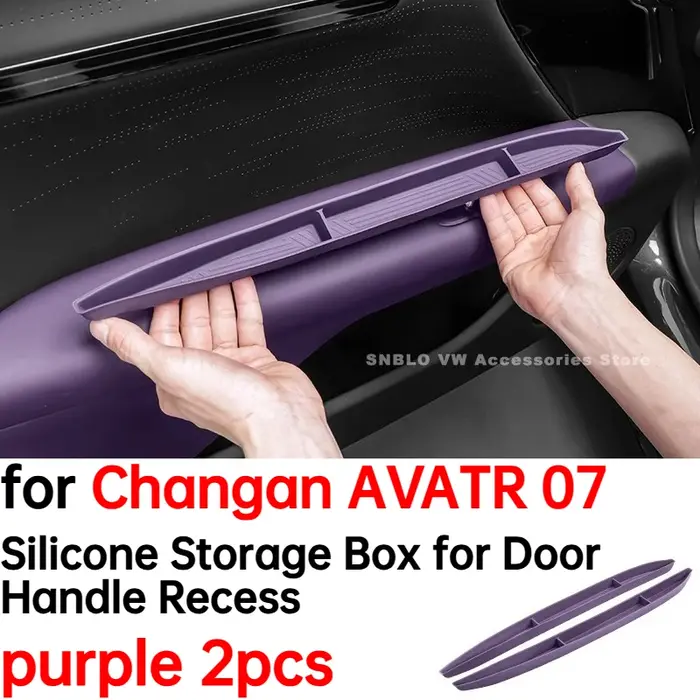 Boîte de rangement en Silicone pour poignée de porte, boîte de rangement pour poignée de porte encas