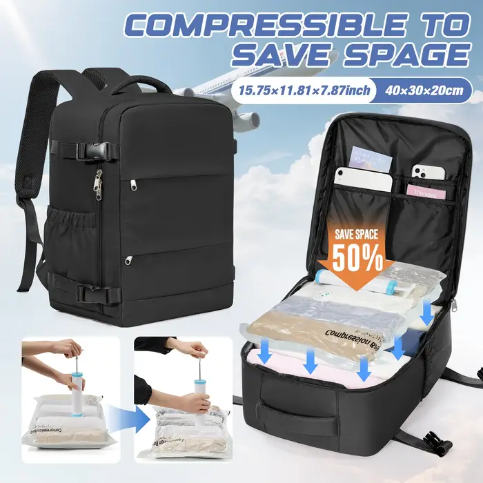 Sac de rangement pour vêtements, sac à dos de rangement pour articles personnels, sac à dos Ryanair
