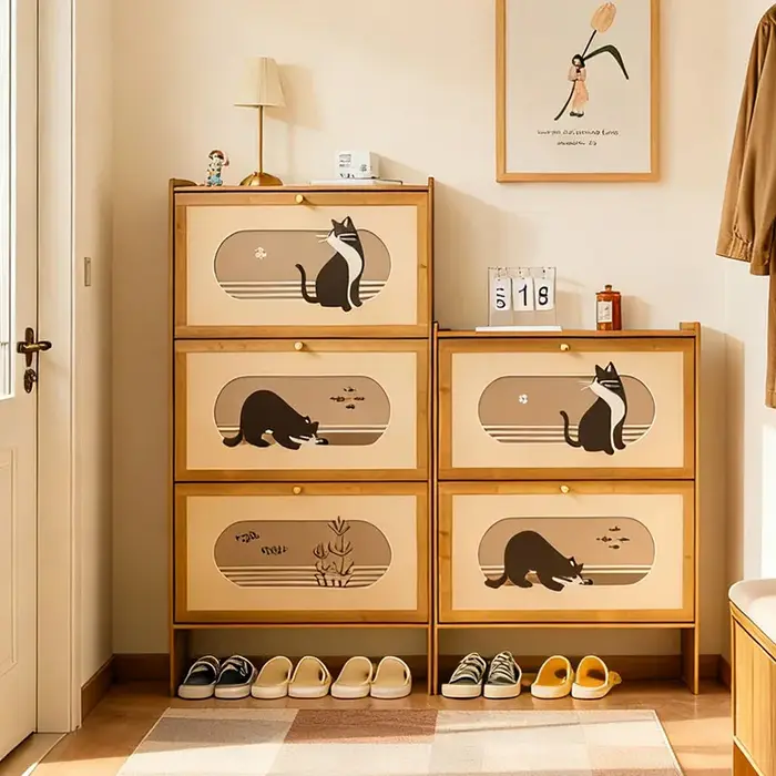 Meuble de rangement de luxe pour chaussures