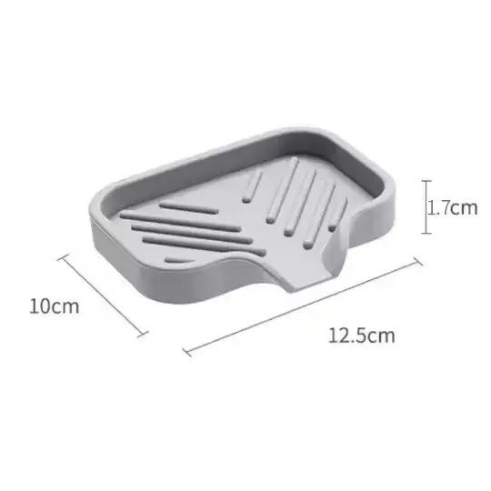 Plateau d'évier en Silicone avec vidange, support de rangement d'éponge de savon, comptoir d'évier, 