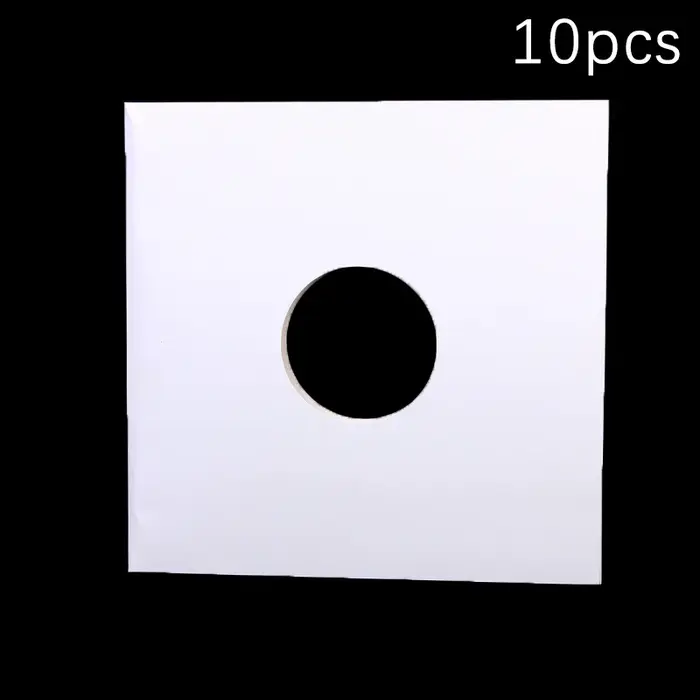 Sacs de rangement pour disques en vinyle, couverture de disque LP, manches extérieures refermables, 