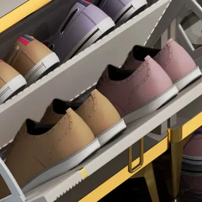 Meuble à chaussures fin pour entrée