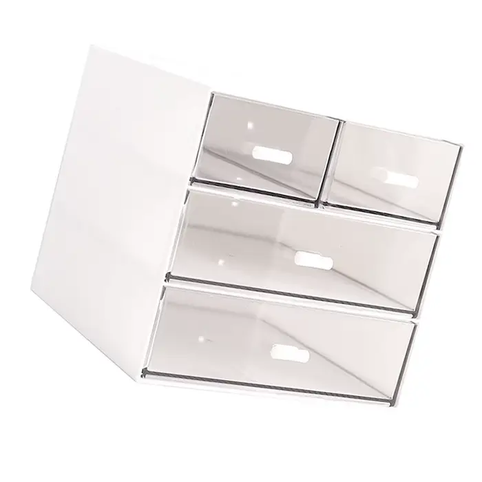 Boîte de rangement de maquillage avec tiroir