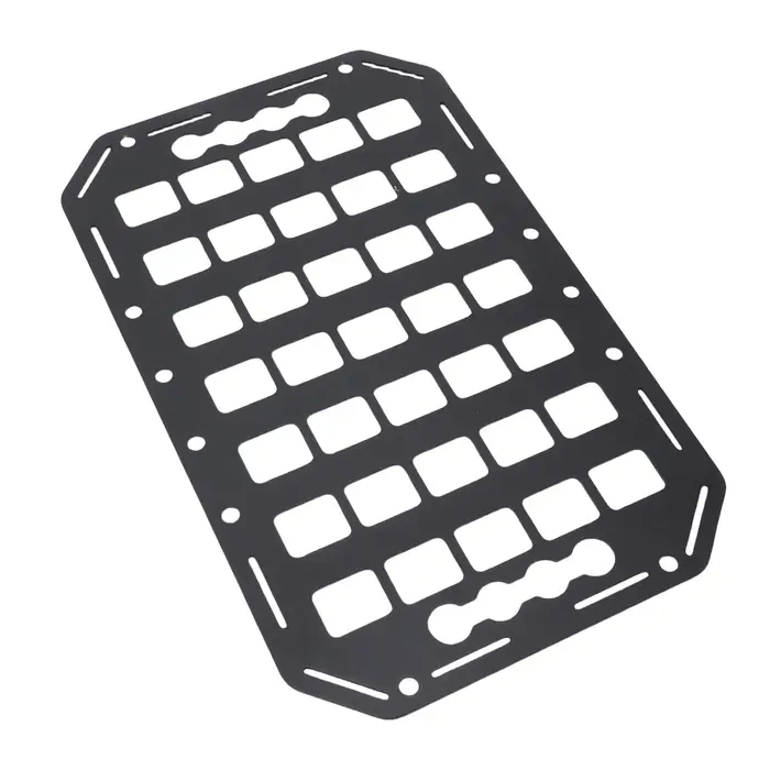 Panneau Molle pour benne de camion 15x9.25x0.08in en aluminium