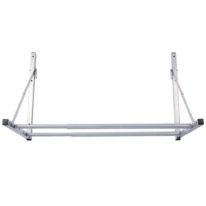 Dreamzon-Rangement mural pliable, 30.5 à 50.5 amarans de large, supporte 300 livres, argent