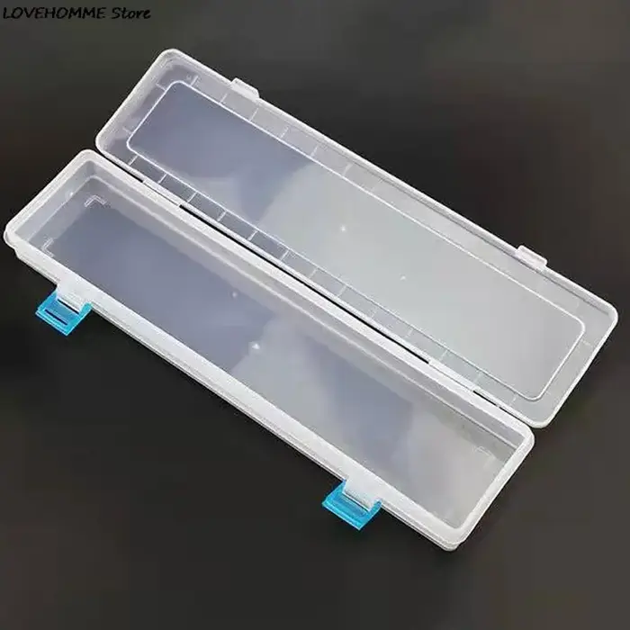 Boîte de rangement en plastique pour pinceaux