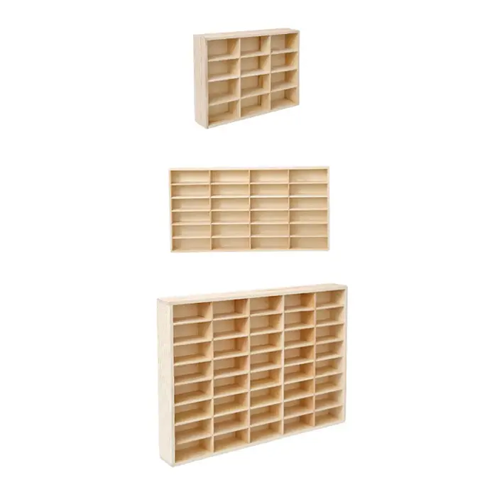 Boîte de séparation de rangement en bois