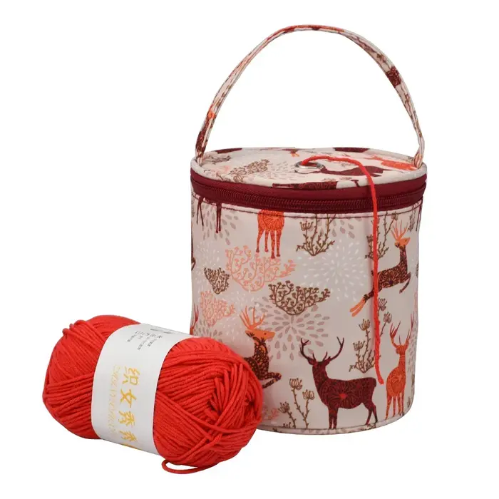 Sac à tricoter, sac de rangement de fil au Crochet
