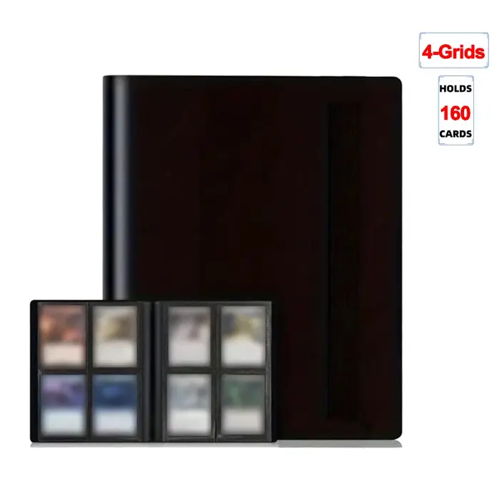 Classeur de cartes 160/360/480, 1 pièce, porte-cartes à collectionner, livre de cartes à chargement 