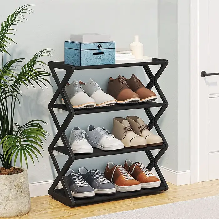 Organisateur de chaussures à 4 niveaux