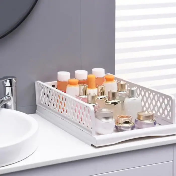 Étagère de rangement pour vêtements en plastique