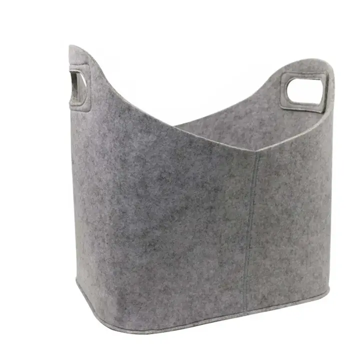 Panier de rangement en feutre, panier de rangement Durable pour bois de chauffage, panier de rangeme