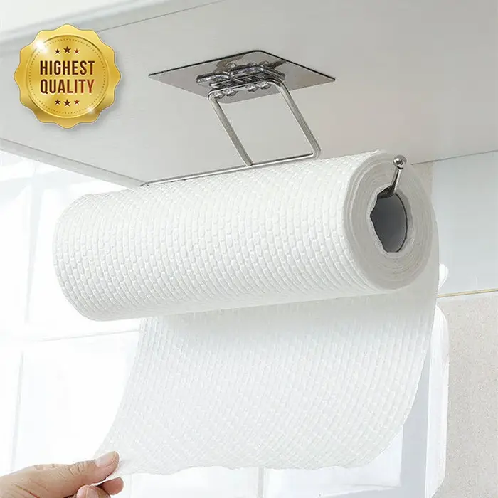 1/2pcs Porte-Papier Hygiénique Suspendu pour Salle de Bain et Cuisine