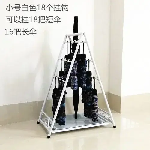 Support de rangement de parapluie pliable, étagère de parapluie commerciale de grande capacité pour 