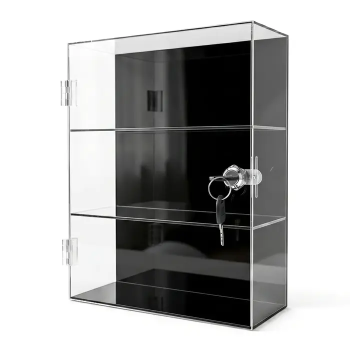 Armoire de rangement en acrylique pour cosmétiques