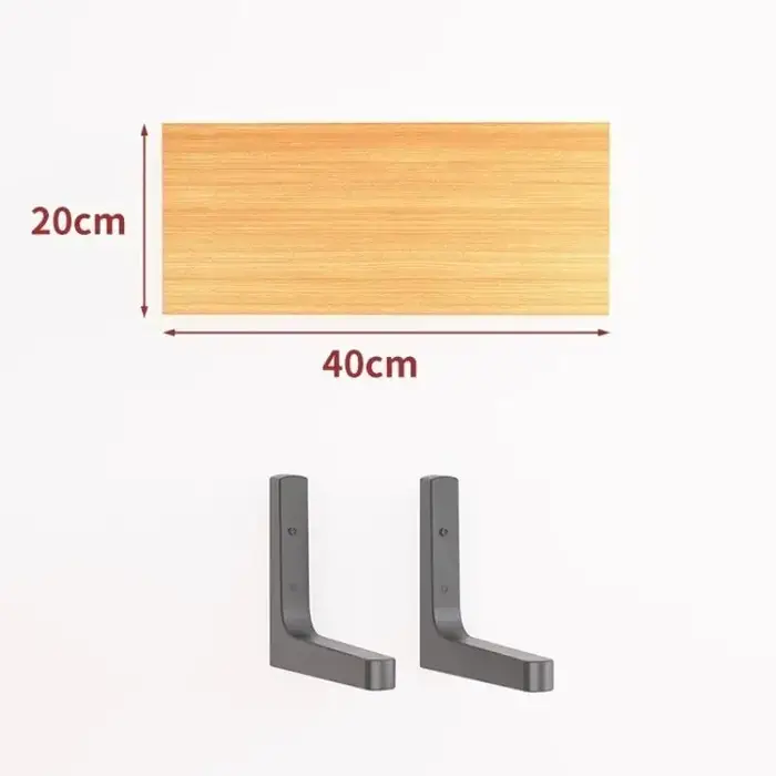 ♥ Étagères flottantes murales avec supports – Étagères de rangement décoratives pour le salon, la ch