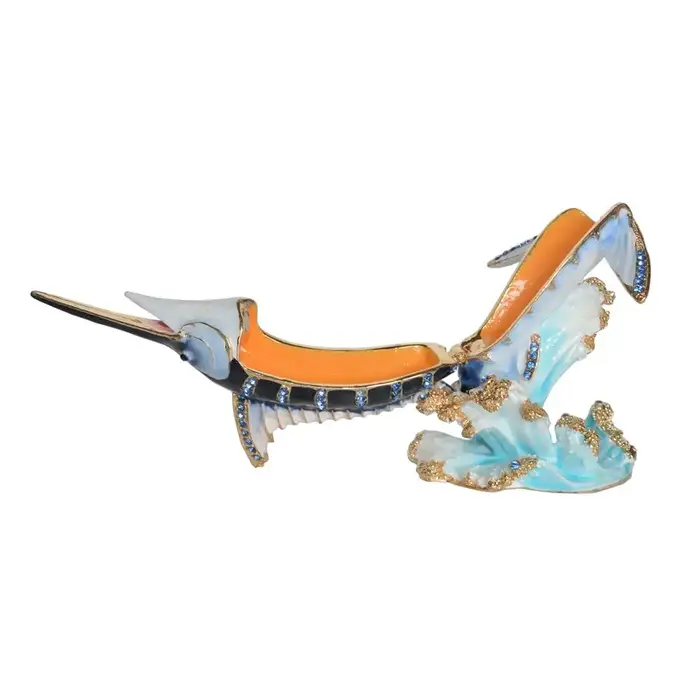 Boîte à bibelots en forme de poisson marlin