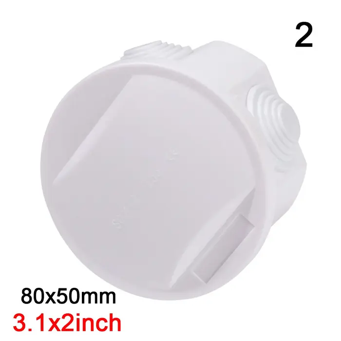 Boîtier d'alimentation étanche en plastique ABS pour bricolage, boîtier de commande électrique, coqu