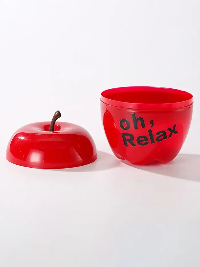 Boîte de rangement en forme de pomme pour ameublement