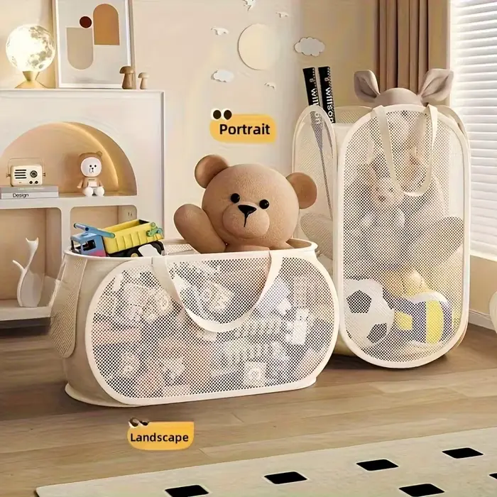 Panier de rangement pour jouets de grande capacité