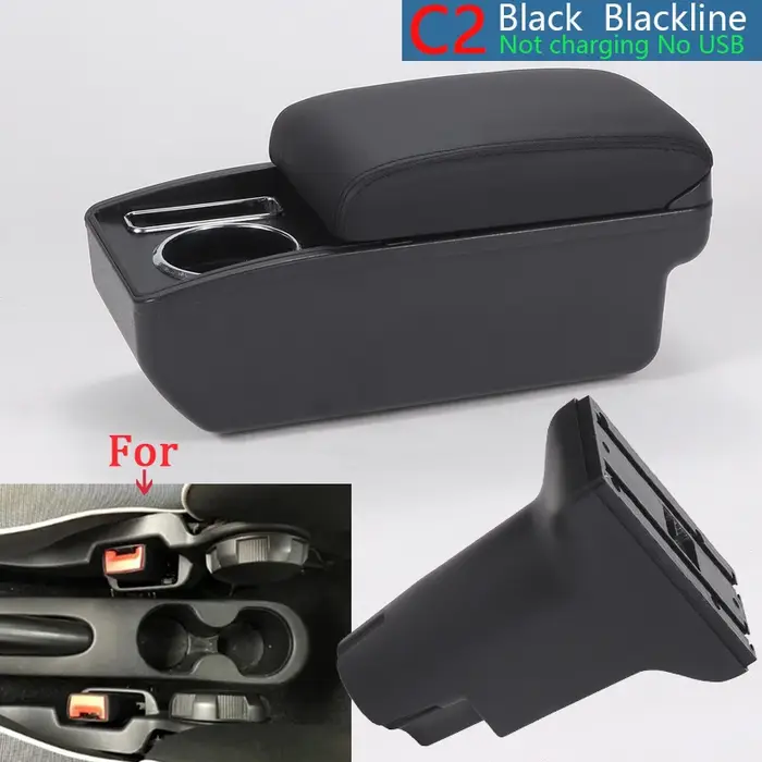 Boîte d'accoudoir pour Fiat 500, boîte de rangement automobile pour Fiat 500 2012-2025, pièces de re