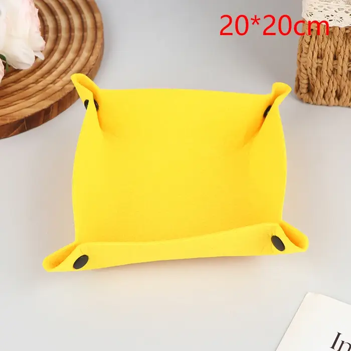 Support de rangement pratique en feutre – Organisateur de bureau pour outils de bureau, articles pou