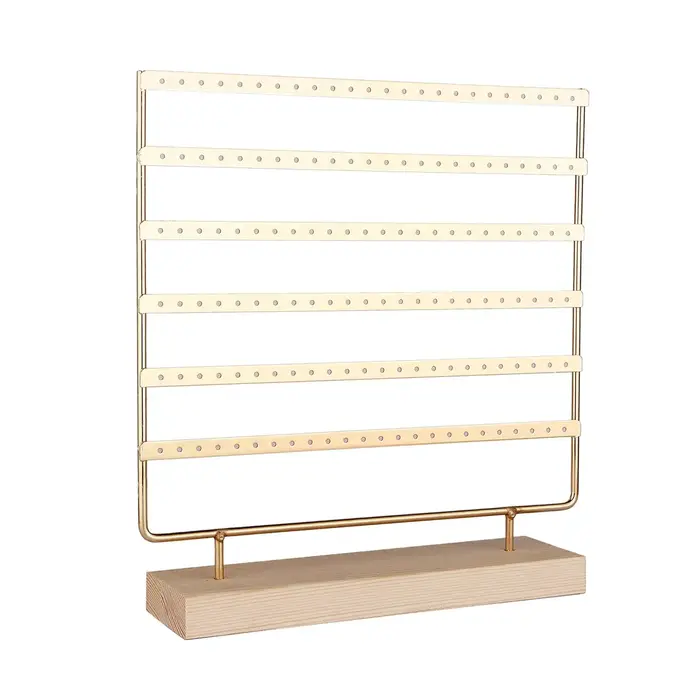 Organisateur de boucles d'oreilles de table, 144 trous, 6 niveaux, support pour boucles d'oreilles p