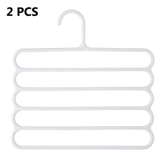 2/4 pièces porte-pantalons multifonctionnel ménage gain de place multicouche pantalon cintre pantalo
